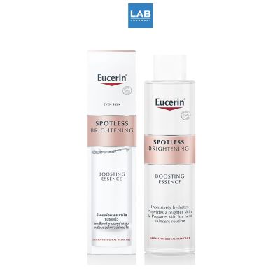 Eucerin SPOTLESS BRIGHTENING BOOSTING ESSENCE 100 mL ยูเซอริน สปอตเลส ไบรท์เทนนิ่ง บูสติ้ง เอสเซ้นส์ ผลิตภัณฑ์น้ำตบ สำหรับผิวหมองคล้ำ และผิวแห้งขาดน้ำ 1 ขวดบรรจุ 100 มล.