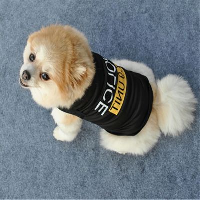 （PAPI PET）ชุดคอสเพลย์ชุดสูทตำรวจสำหรับสุนัข,เสื้อกั๊กผ้ายืดสีดำเสื้อโค้ทเสื้อยืดสุนัขเครื่องแต่งกายชุดสัตว์เลี้ยงสำหรับสุนัขและแมว