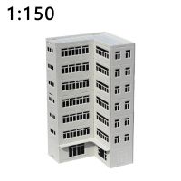 1:150 1:87 HO N Scale Train Railway Modern Scene Office Building Assembly Model Christmas gifts toys for kids Xmas gifts