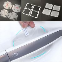 4pcs/lot Universal Invisible Transparent Car Door Handle Scratches Protective Protector Films Handle Protection Sticker Door Hardware