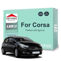 LED ภายในหลอดไฟชุดสำหรับ Vauxhall Opel Corsa B C D E 1993-2015 2016 2017 2018 2019รถในร่มอ่านโดมลำต้น C An BUS