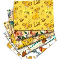 Penjualan Disney The Lion King Kain Katun Setengah Meter Kain Jahit Quilting Patchwork Menjahit DIY Aksesori Bahan Buatan Tangan