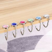 Magic Alloy Hooks Bag Hanger Holder Hook for Hanging Crystal for Purse Hanger Portable Handbag Folding Multi-Purpose Table Clasp