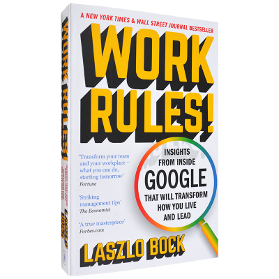Genuine English original book work rules workplace rules Laszlo bock Laszlo Barker Google super employment