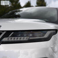 ไฟหน้ารถป้องกันฟิล์มป้องกันโปร่งใสสีดำ TPU สติกเกอร์สำหรับ Range Rover Evoque L551 L538 2012-ปัจจุบันอุปกรณ์เสริม