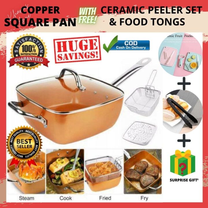 Red Copper Pan As Seen On TV 