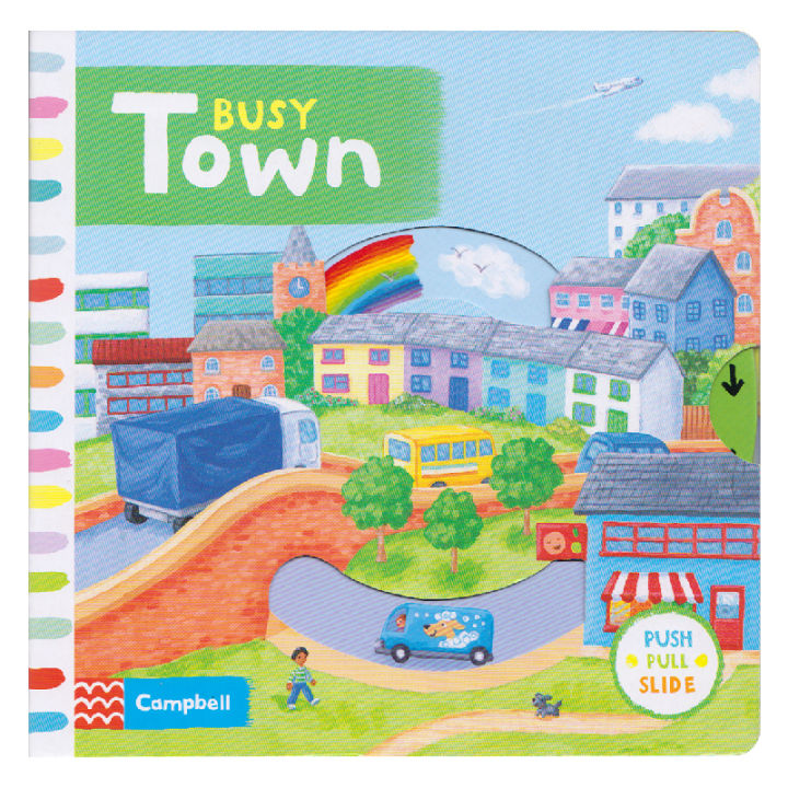 busy-town-busy-series-paperboard-office-book-town-office-operation-book-3-6-years-old-interactive-english-story-picture-book-english-original-childrens-book