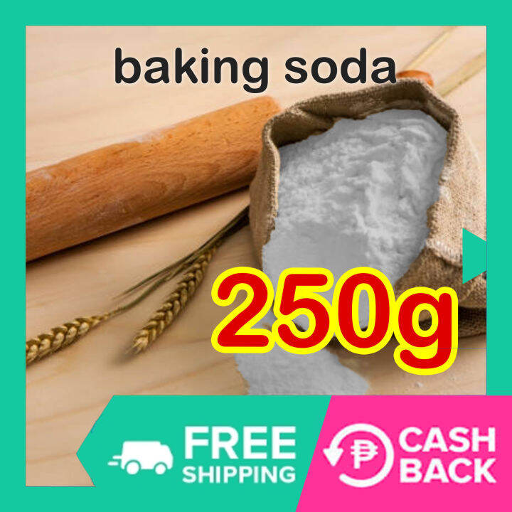 250g BAKING SODA POWDER (Food Grade) for Whitening Skin Sodium