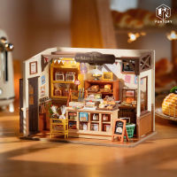 ? Funtory ? พร้อมส่ง ENG.ver บ้านตุ๊กตา DIY ประกอบเอง ร้านขนมปัง Beckas Baking House โมเดลบ้าน ของเล่น ของเล่นไม้ Rolife DG161