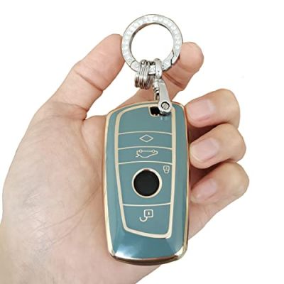 for BMW Smart Key Fob Cover Keyless Entry Remote Protector Case  Compatible with BMW New X1 X3 X5 X6 Series 1 2 5 7
