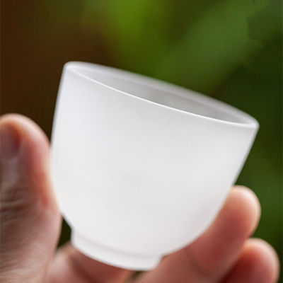 Cloud Frosted Tea Cups Handmade Glass Heat Resistant Tea Coffee Drink Cup Insulated Matte Glass Drinkware Kitchen Bar Supplies