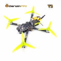 Darwinfpv โดรน4ใบพัดขนาด3นิ้ว V2โดรน FPV 142มม. พร้อมมอเตอร์ไร้แปรงถ่าน F4ใบพัด VTX