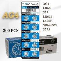 200PCS AG4 1.55V 377A LR626 SR626SW 2000 ปุ่มแบตเตอรี่เดิมสำหรับของเล่นไฟฟ้าไฟรองเท้าคอมพิวเตอร์