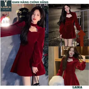 Mặc váy đầm xòe màu đỏ nên đi giày màu gì?