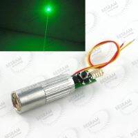 【❂Hot On Sale❂】 lian400770360360 Dia.13mm โมดูลไดโอดเลเซอร์แสงสีเขียว532nm 3vdc