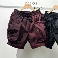 2023 Summer Oversized Pockets Woven Work Shorts Fashion Wide Leg Shorts Hip Hop Straight Sweatpants Men Fitness Quick Dry Pants