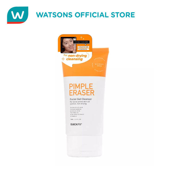 QUICKFX Pimple Eraser Facial Gel Cleanser 75ml Lazada PH