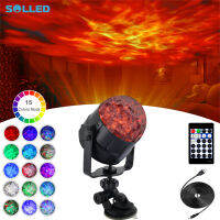 SOLLED Star Projector Light 15สี8ระดับ Dimming Mode Usb Led Disco Ball Lamp Night Light สำหรับตกแต่งบ้าน