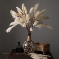 Beautiful Pampas grass colorful fake flowers fleur artificielle party home decoration flores indie room decor reed