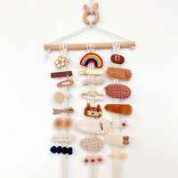 Baby Wall-mounted Storage Wooden Rack Storage Rack Organizer Hairband