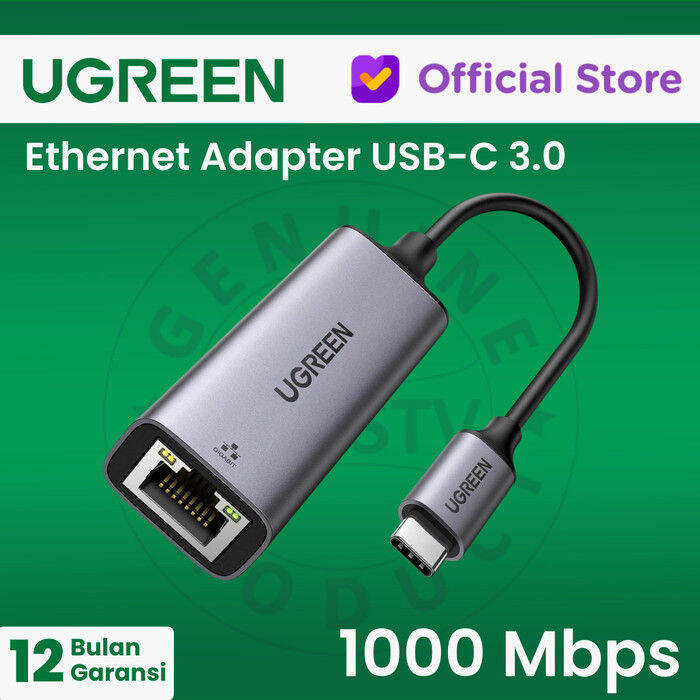 UGREEN LAN Adapter USBC Gigabit 1Gbps Alloy CM199 Lazada