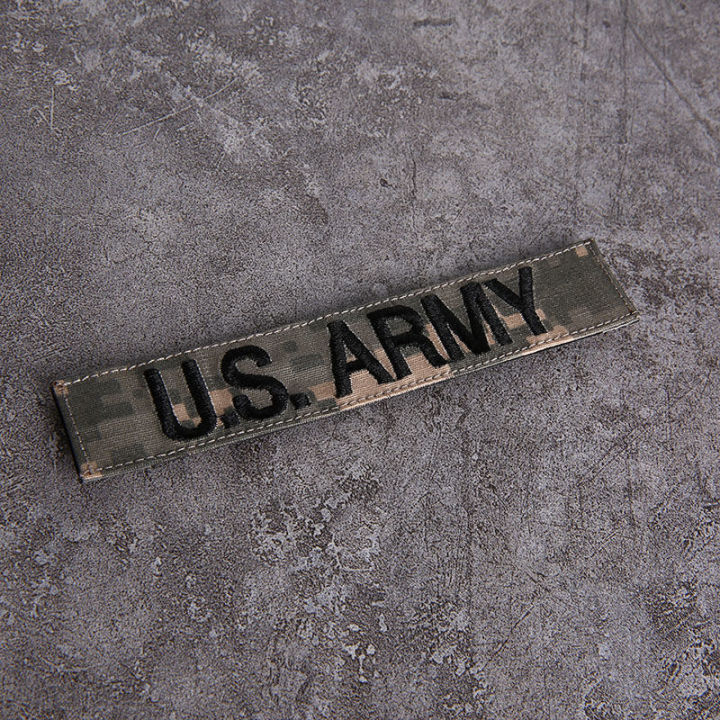 อเมริกัน-acu-หน้าอกแถบที่กำหนดเอง-cp-ชื่อแถบที่กำหนดเองแฟนทหารเย็บปักถักร้อยโลโก้-velcro-ทหารแถบเยอรมันลายพรางจุด