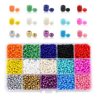 Wholesale 2mm 3mm 4mm Glass SeedBeads Kit Czech Seed Beads Round beads For DIY Bracelet Necklace Jewelry Accessories 24 colors