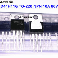 D44H11G TO-220 Inline Power ไบโพลาร์ทรานซิสเตอร์ NPN 80V 10A ใหม่เอี่ยมอีกครั้ง