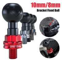 ใหม่1นิ้ว Ball Mount ฐานอลูมิเนียมอัลลอยด์ M8M10 Ball Head Adapter สำหรับ MTB RAM Mount Handlebar Honda Kawasaki Suzuki BMW Yamaha