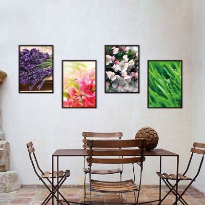 【CW】 Picture Frame Landscape Painting Wall Stickers Decals Livingroom Bedroom Wallpaper Removable Sticker