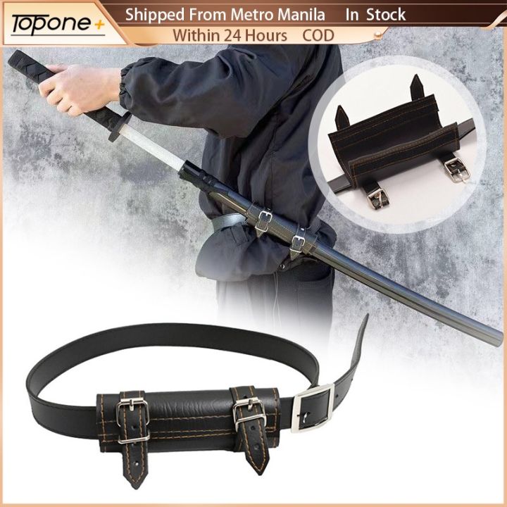 ღleather Sword Belt Katana Belt Demon Slayer Belt Waist Sheath Sheath 