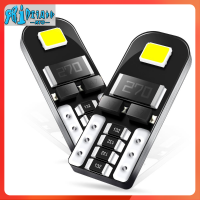 RTO 2ชิ้น W5W T10 Led Canbus สำหรับไฟป้ายทะเบียนรถยนต์ยานยนต์หลอดไฟภายในอาคาร2835 Smd 6000K สีขาว