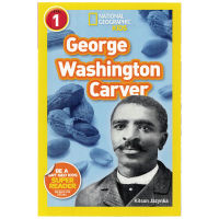 Original English Picture Book National Geographic Kids level 1: George Washington Carver National Geographic graded reading elementary childrens English Enlightenment picture book