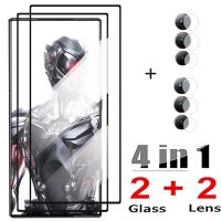 4in1 Tempered Glass For ZTE nubia Red Magic 8 Pro Screen Protector Camera Lens Protective Film Red Magic8 Pro 8Pro Pus Glass