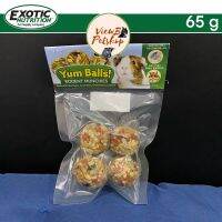 [Exotic Nutrition] Yum ball Rodent Munchies ยัมบอล 92 กรัม ขนมบอลเมล็ดพืชรวม สำหรับสัตว์ฟันแทะ (3.25 oz.) (EN3114)