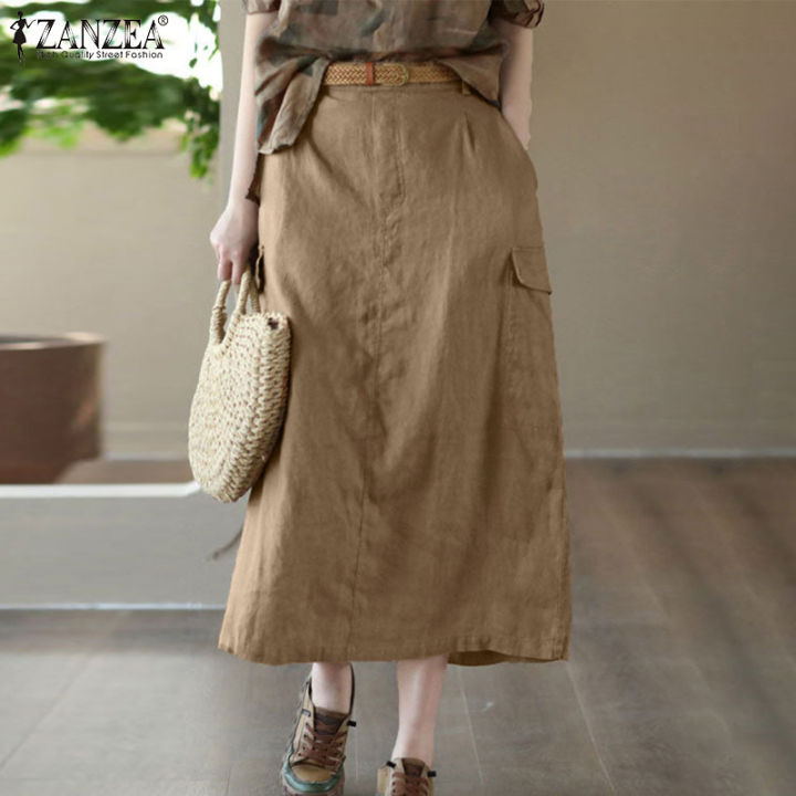 Oversized skirts with clearance pockets