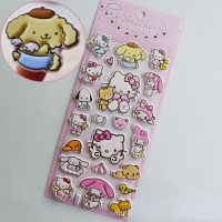 Sanrio สติกเกอร์3d ลายการ์ตูน,สติกเกอร์สติ๊กเกอร์น่ารัก Kt Yugui รูปแมวเมโลดี้