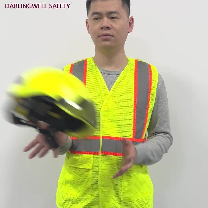 New Type Construction Safety Helmet With Visor For Engineer ABS Hard