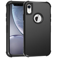 IPhone XS MAX Case, iPhone XR กรณีโทรศัพท์,หรูหรา 3 in 1 ไฮบริดหนักกันกระแทกป้องกันรอยขีดข่วนเต็มร่างกายนุ่มกันชนป้องกันโทรศัพท์ปกคลุมสำหรับ Apple iPhone XS MAX/iPhone XR ！