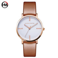 hannah martin New women fashion top Luxury Brand quartz sk clock relogio feminino Ladies rose gold brown watches bayan kol saati