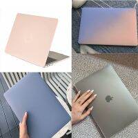 1ไล่ระดับสีครีมแล็ปท็อปเคสสำหรับ Macbook M2อากาศฝาครอบ2022 13.6 A2681สำหรับ Mac Book Retina 12 Pro 11 13.3 14 15 16นิ้ว A2337