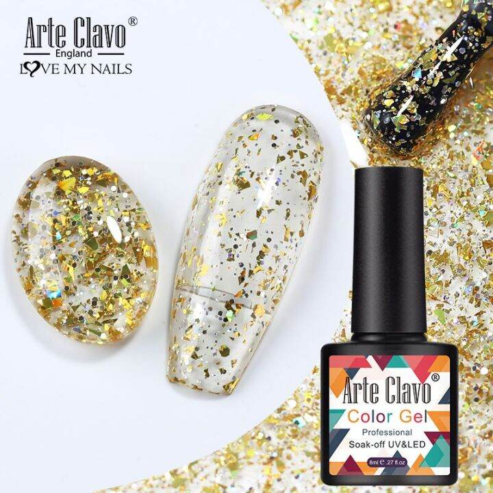 Arte Clavo 8ml Starlight Color Polish Gel Lakiery Hybrydowe UV Gel Lak Nail Art Red Gel Varnish Lacquer Soak LED Vernis Manicure Arte Clavo 8ml Starlight Color Polish Gel Lakiery Hybrydowe UV Gel Lak Nail Art Red Gel Varnish Lacquer Soak LED Vernis Manicure