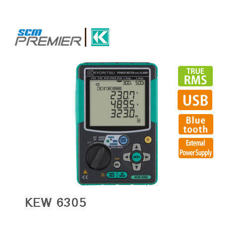 เครื่องวัดพลังงานไฟฟ้า KํYORITSU Power Meter รุ่น KEW 6305 Lazada.co.th
