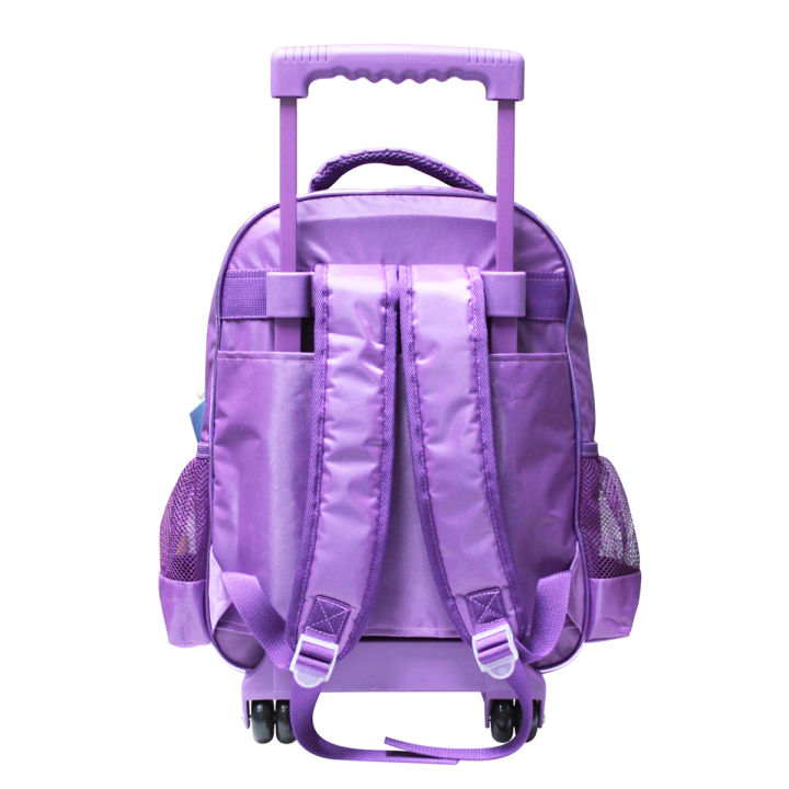 กระเป๋าเด็ก-kids-bag-กระเป๋าเป้เด็ก-กระเป๋านักเรียน-สินค้าขายดี-ลายการ์ตูนลิขสิทธิ์แท้-กระเป๋าเป้ล้อลาก-15-นิ้ว-frozen-fz91-862