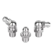 10PCS M6 M8 M10 M12 M14 M16 Male Thread 304 Stainless Steel Straight Elbow Type Oil Zerk Grease Nipple Tube Pipe Fitting Pipe Fittings Accessories