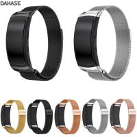 }{”:》 DAHASE ML Loop สายนาฬิกาสำหรับ Fit2 Pro Band แม่เหล็กตะขอสแตนเลสสร้อยข้อมือเหล็กสำหรับ Fit2เกียร์สาย SM-R360