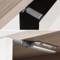 Cabinet Door Stopper Buffer Catches Stainless Steel Push To Open Touch Damper Bumper Magnetic Quiet Closer Wardrobe Hardware Door Hardware Locks