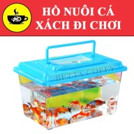 Bể Cá Mini Siêu tiện lợi - Hồ nuôi cá Betta Cá Cảnh Có Tay Quai Xách thumbnail