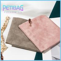 PETIBAG พิมพ์ลายงู ถุงเก็บสัมภาระ ใช้งานได้หลากหลาย แบบพกพาได้ กระเป๋าใส่เงิน เคสป้องกันรอย กระเป๋าผ้าเช็ดตัวป้ารายเดือน กระเป๋าใส่ลิปสติก