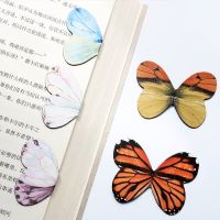 4pcs/Pack Creative Butterfly Design Magnetic Bookmark Marker of Page Book Clip Student School Office Stationery